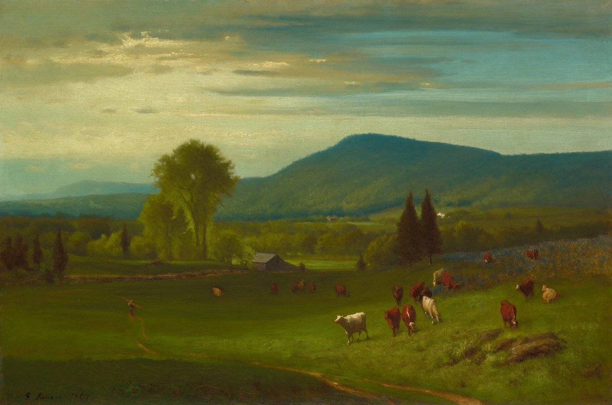 Lato w Catskills, 1867. autorstwa George Inness