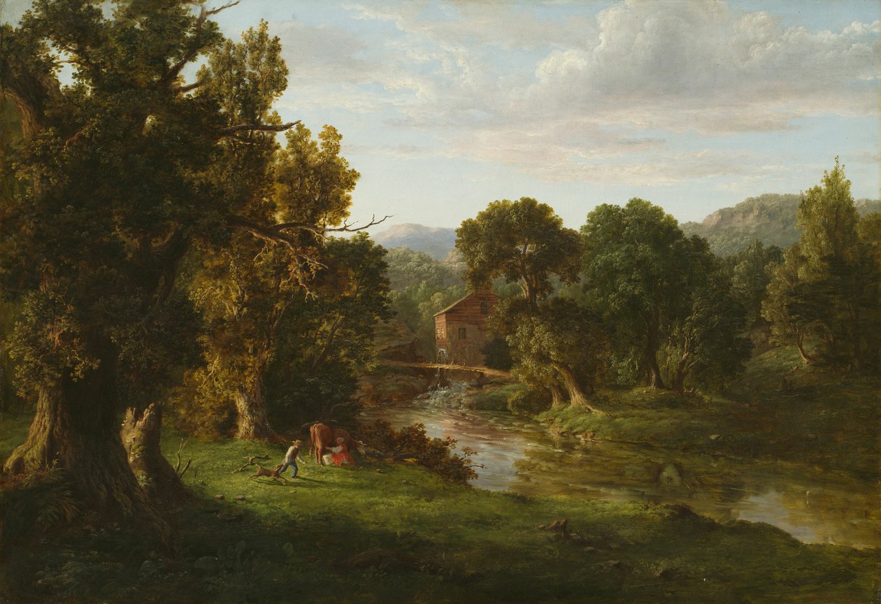 Stary Młyn, 1849. autorstwa George Inness