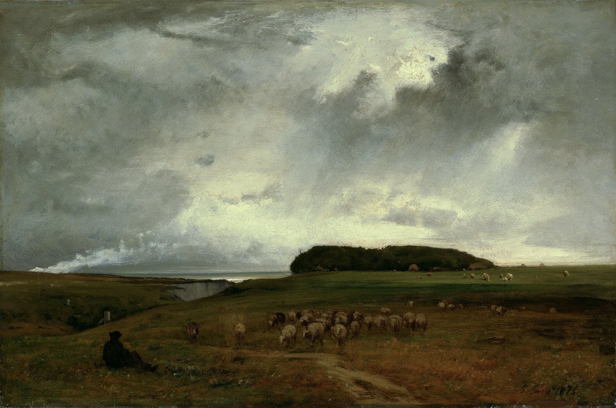 Burza, 1876. autorstwa George Inness