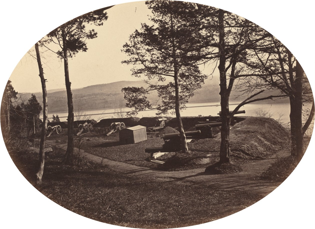 Bateria Knoxa, ok. 1870. autorstwa George K Warren