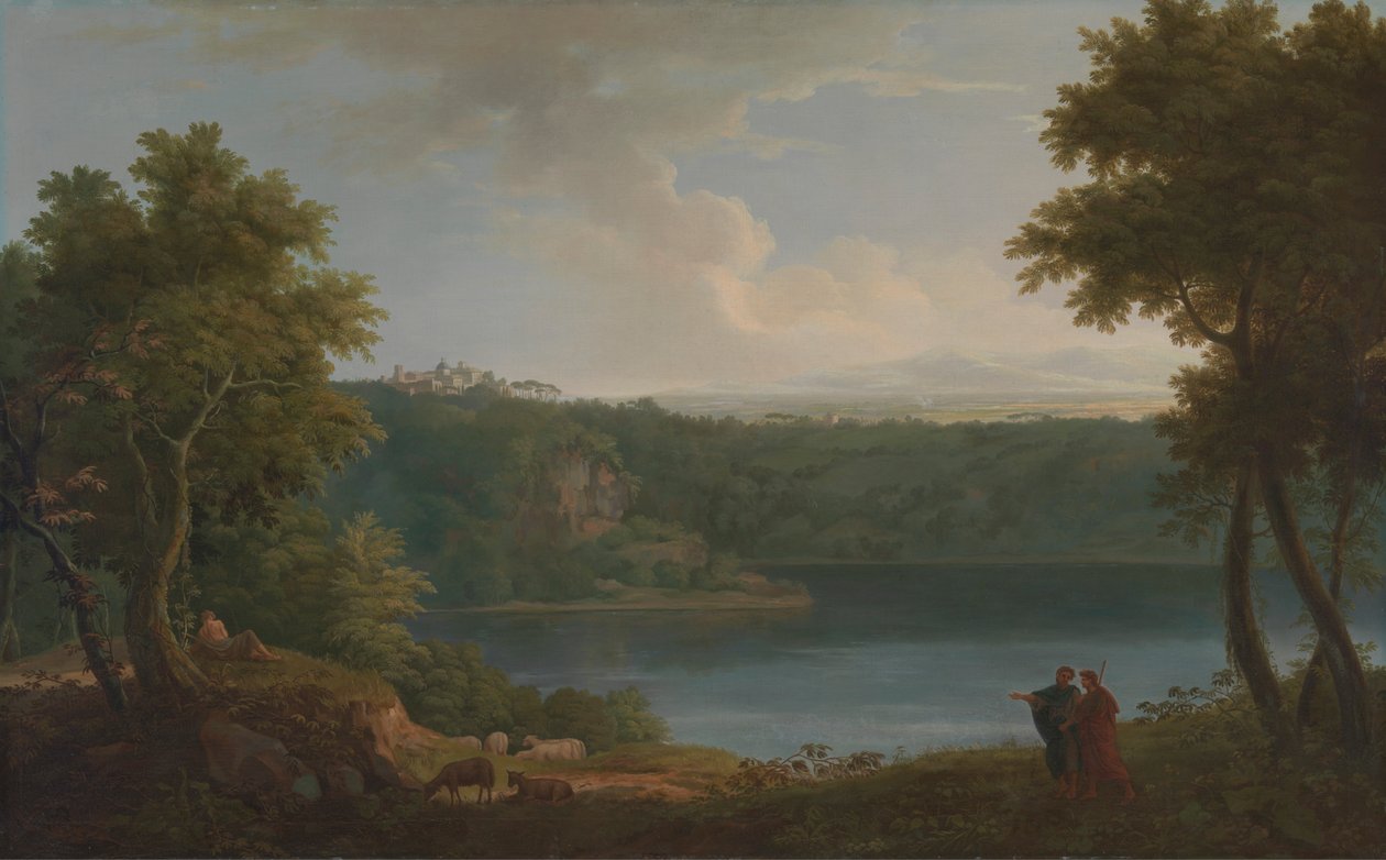 Jezioro Albano autorstwa George Lambert