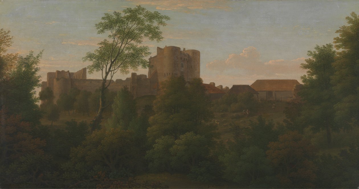 Zamek Saltwood autorstwa George Lambert