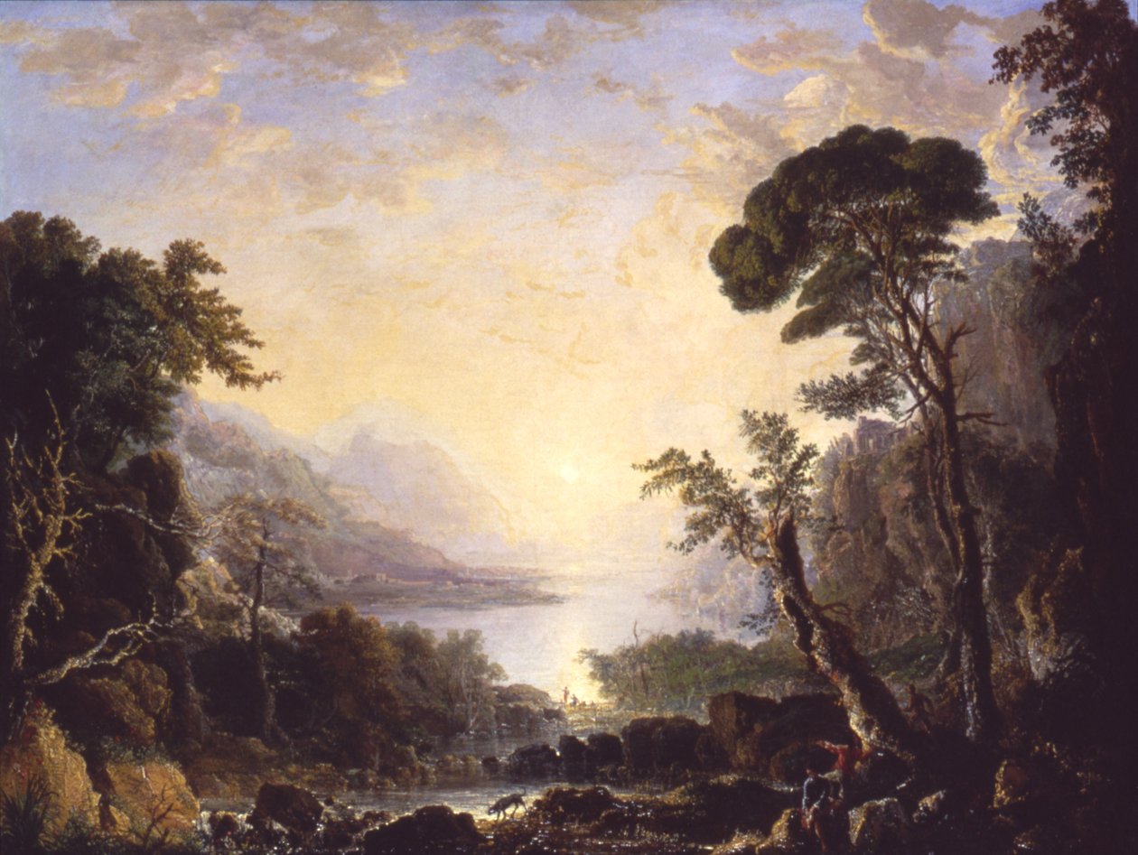 Kompozycja, pejzaż włoski, 1846. autorstwa George Loring Brown