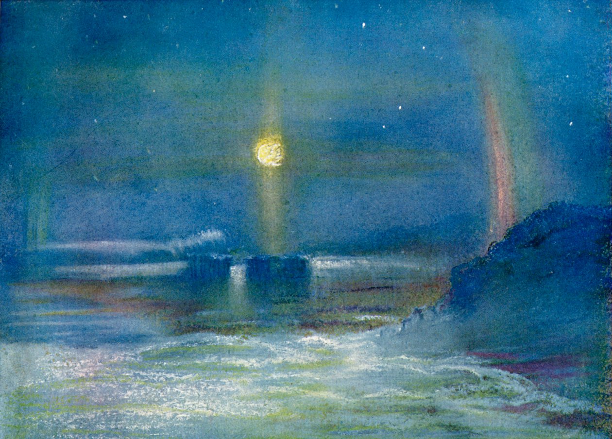 Paraselene, ok. 1908, 1909. autorstwa George Marston