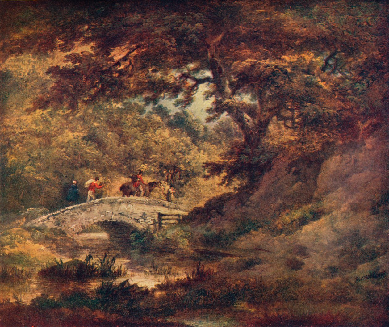 Scena leśna, c1795 autorstwa George Morland