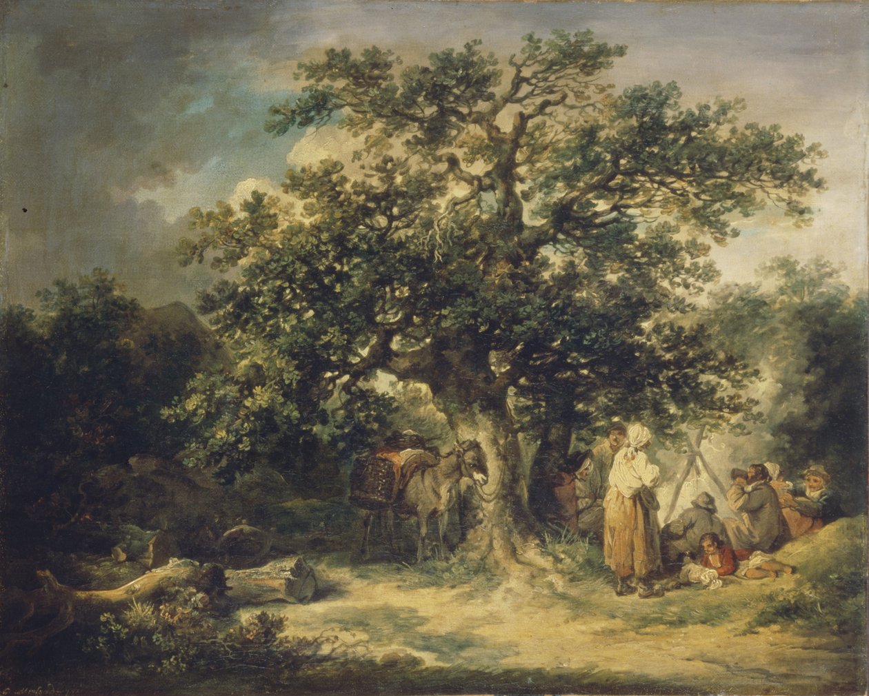 Cyganie, ok. 1800. autorstwa George Morland