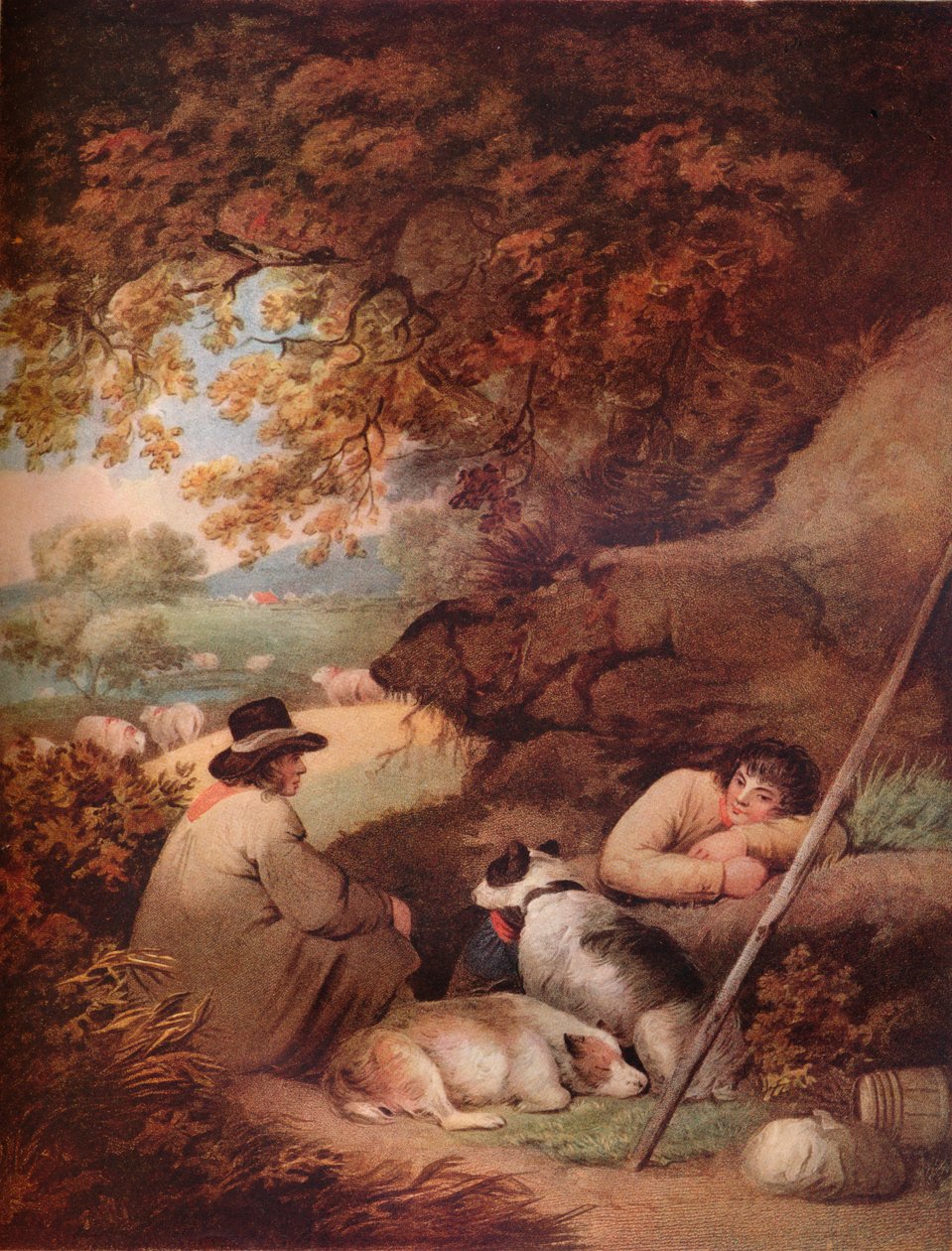 Odpoczynek pasterzy, XVIII w., 1919 autorstwa George Morland