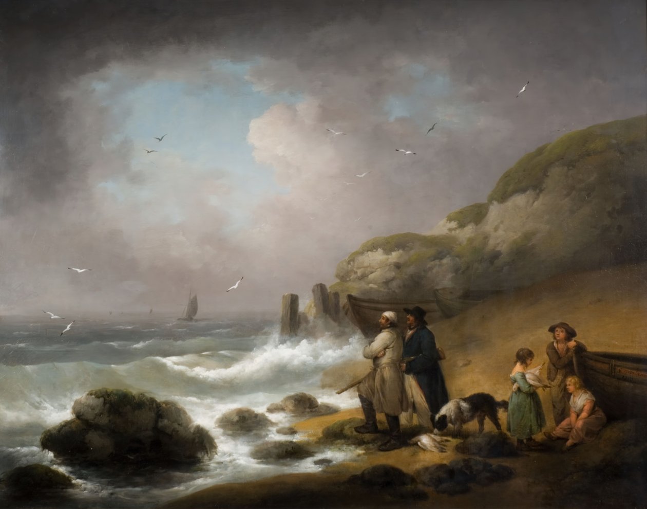 Strzelanie do ptactwa morskiego, 1795. autorstwa George Morland