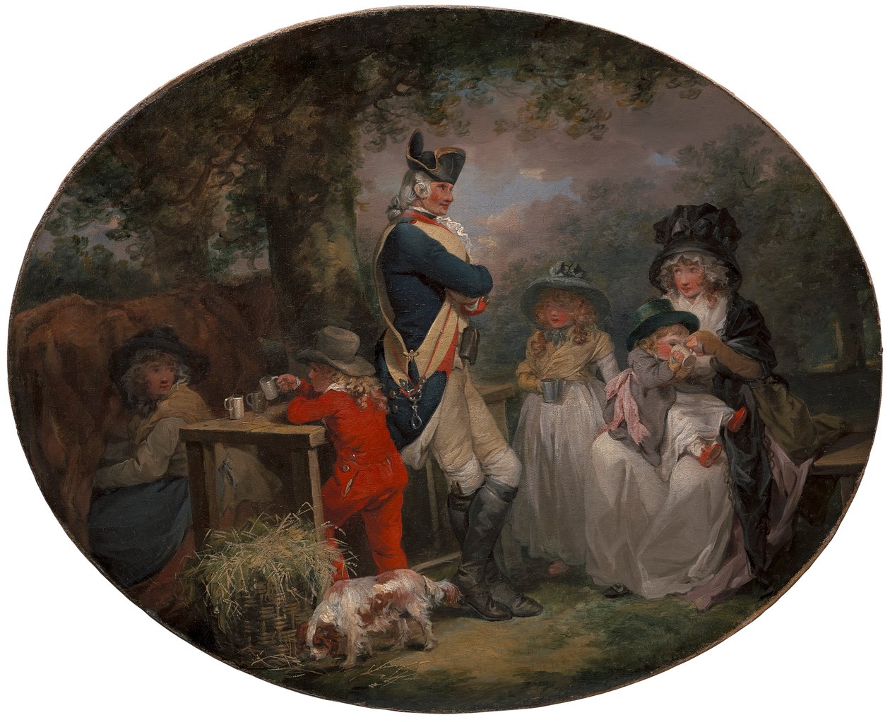 Park św. Jakuba autorstwa George Morland