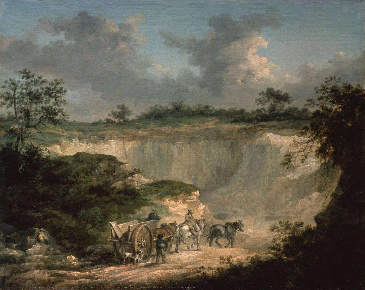 Kamieniołom autorstwa George Morland
