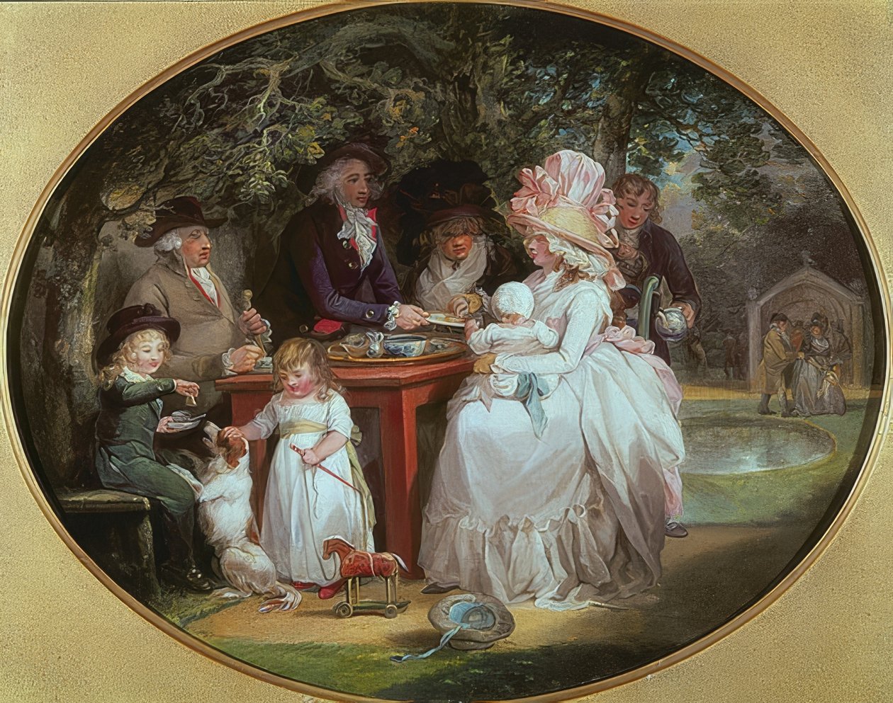Ogród Herbaciany. 1790 autorstwa George Morland