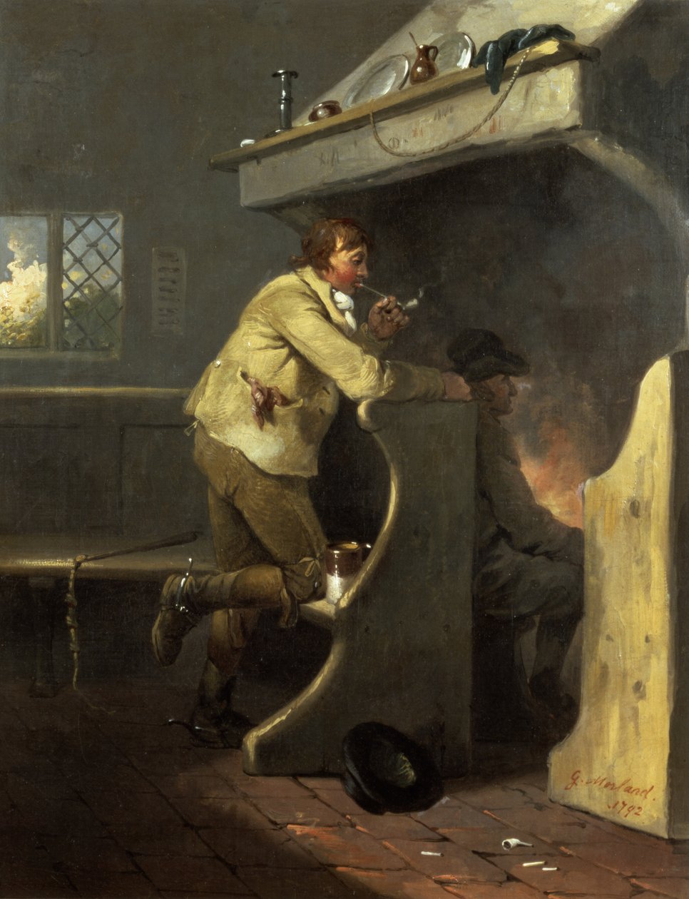 Nieznany obraz autorstwa George Morland