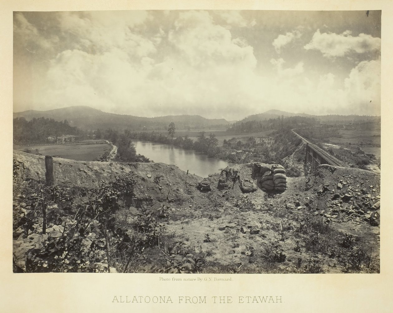 Allatoona z Etawah, 1866. autorstwa George N. Barnard
