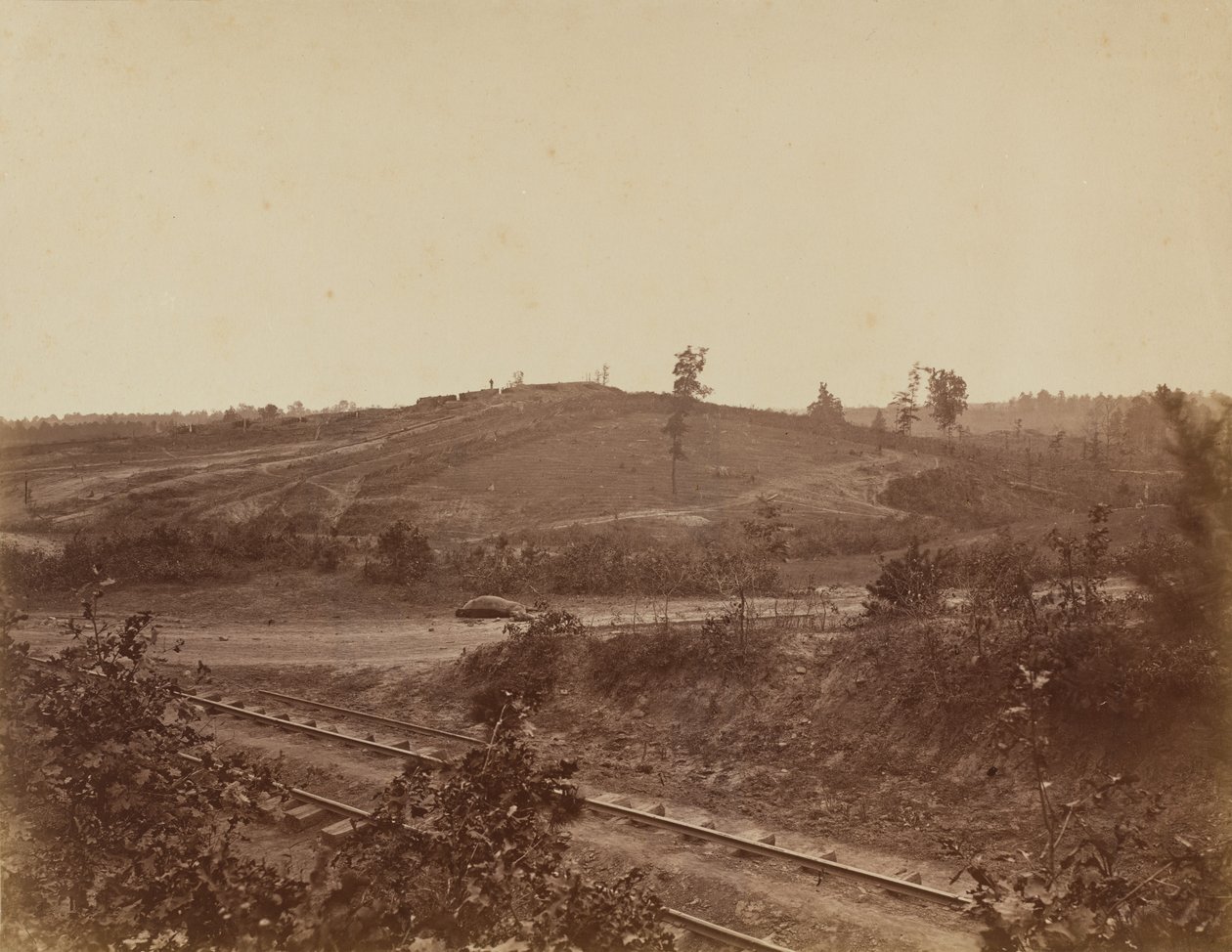 Pole bitwy w Atlancie, 1864. autorstwa George N. Barnard