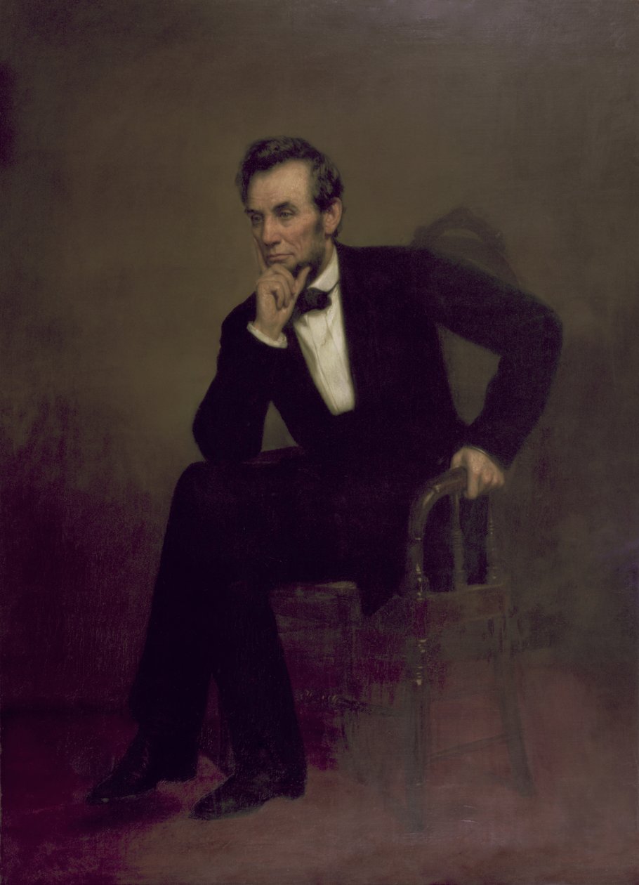 Abraham Lincoln, ok.1868 r. autorstwa George Peter Alexander Healy
