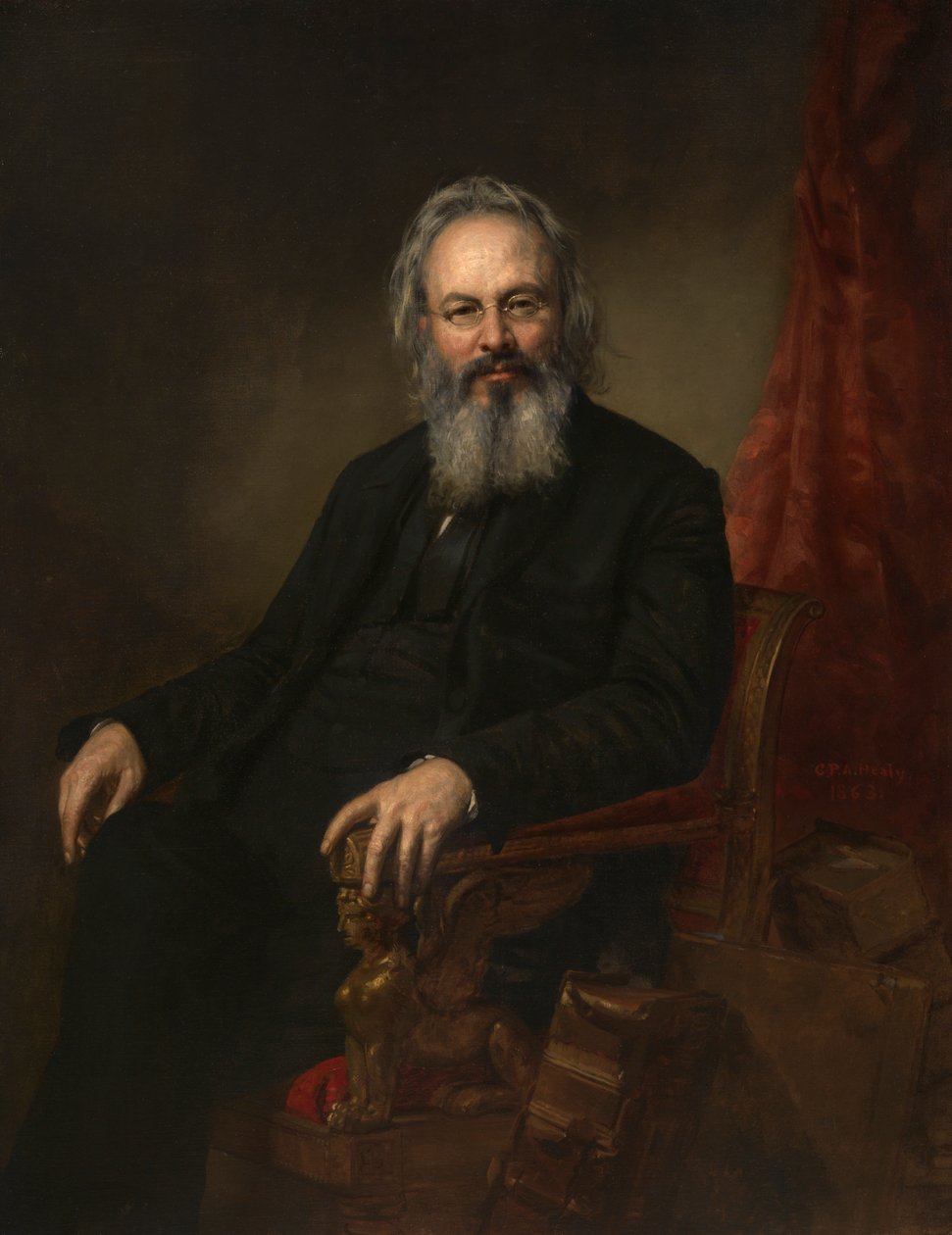 Orestes Brownson, 1863. autorstwa George Peter Alexander Healy