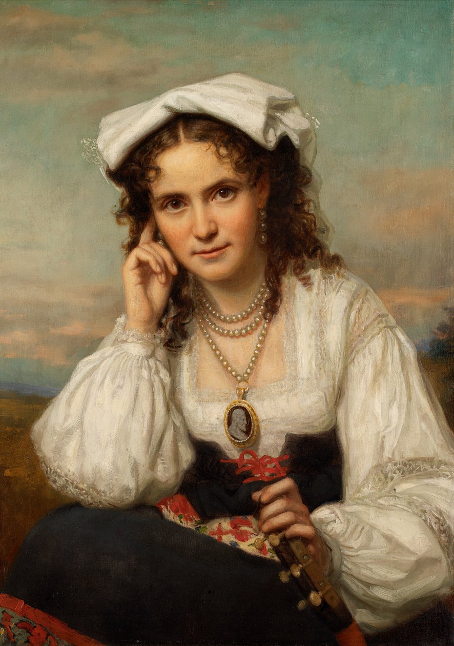 Vinnie Ream, ca. 1870. autorstwa George Peter Alexander Healy
