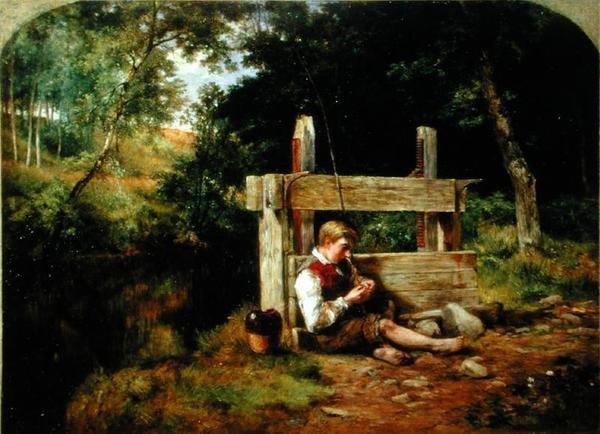 Chłopiec nękający swoją linię autorstwa George Reid