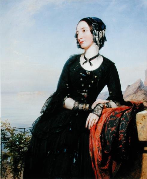 Hrabina Shrewsbury autorstwa George Richmond