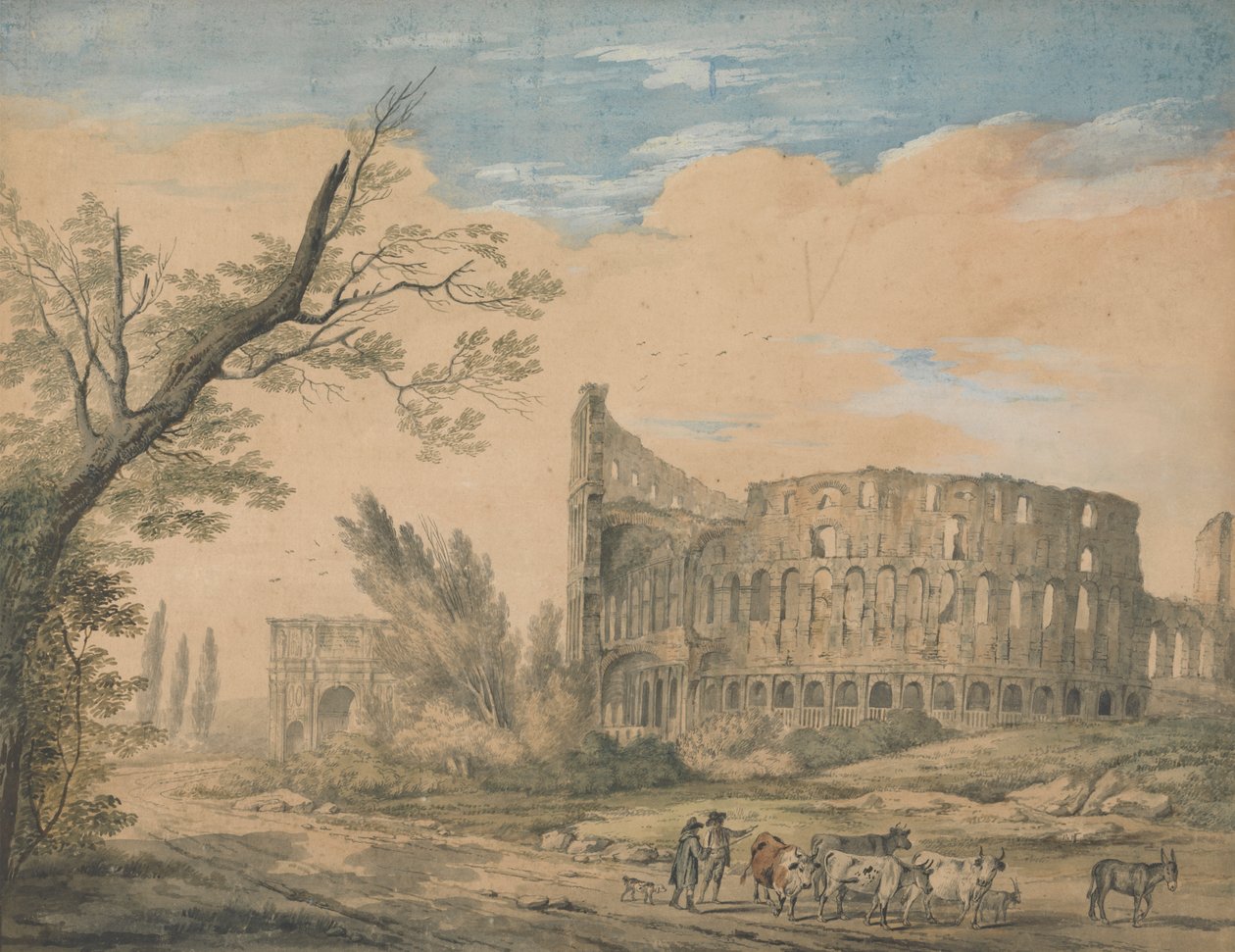 Koloseum, Rzym autorstwa George Robertson