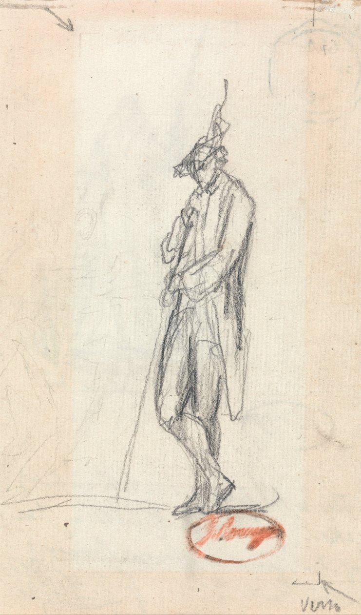 Stojąca postać męska autorstwa George Romney