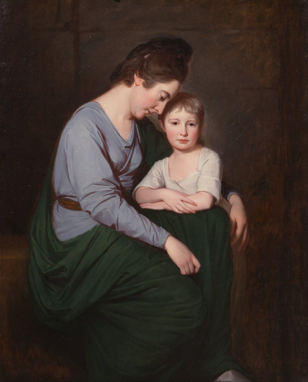 Ann Wilson z córką Sybil autorstwa George Romney