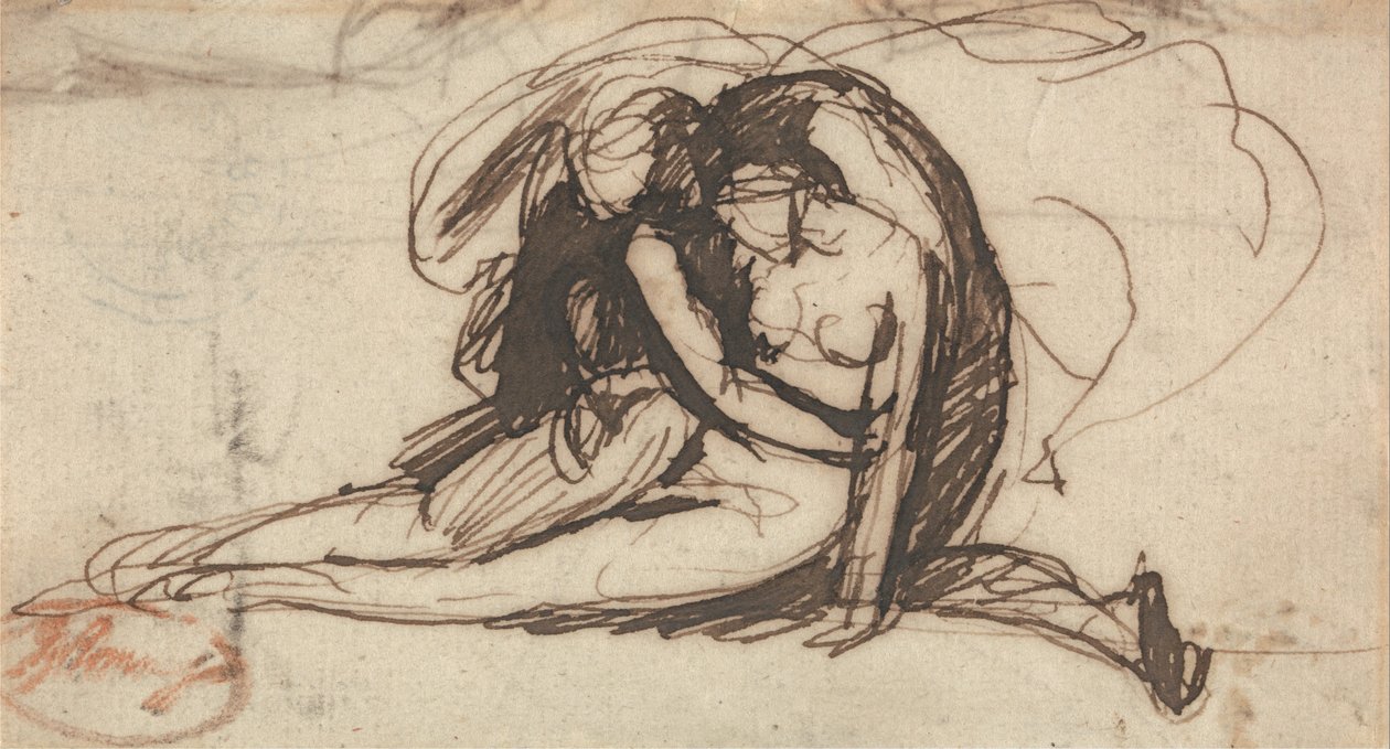 Caladon i Amelia (tak zwana) autorstwa George Romney