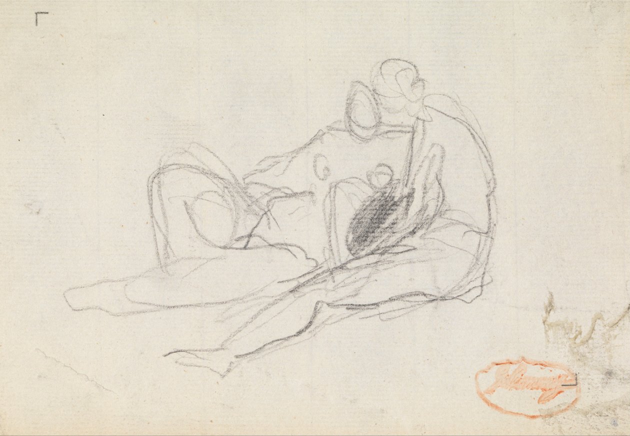Rysunek Badanie składu 17 autorstwa George Romney