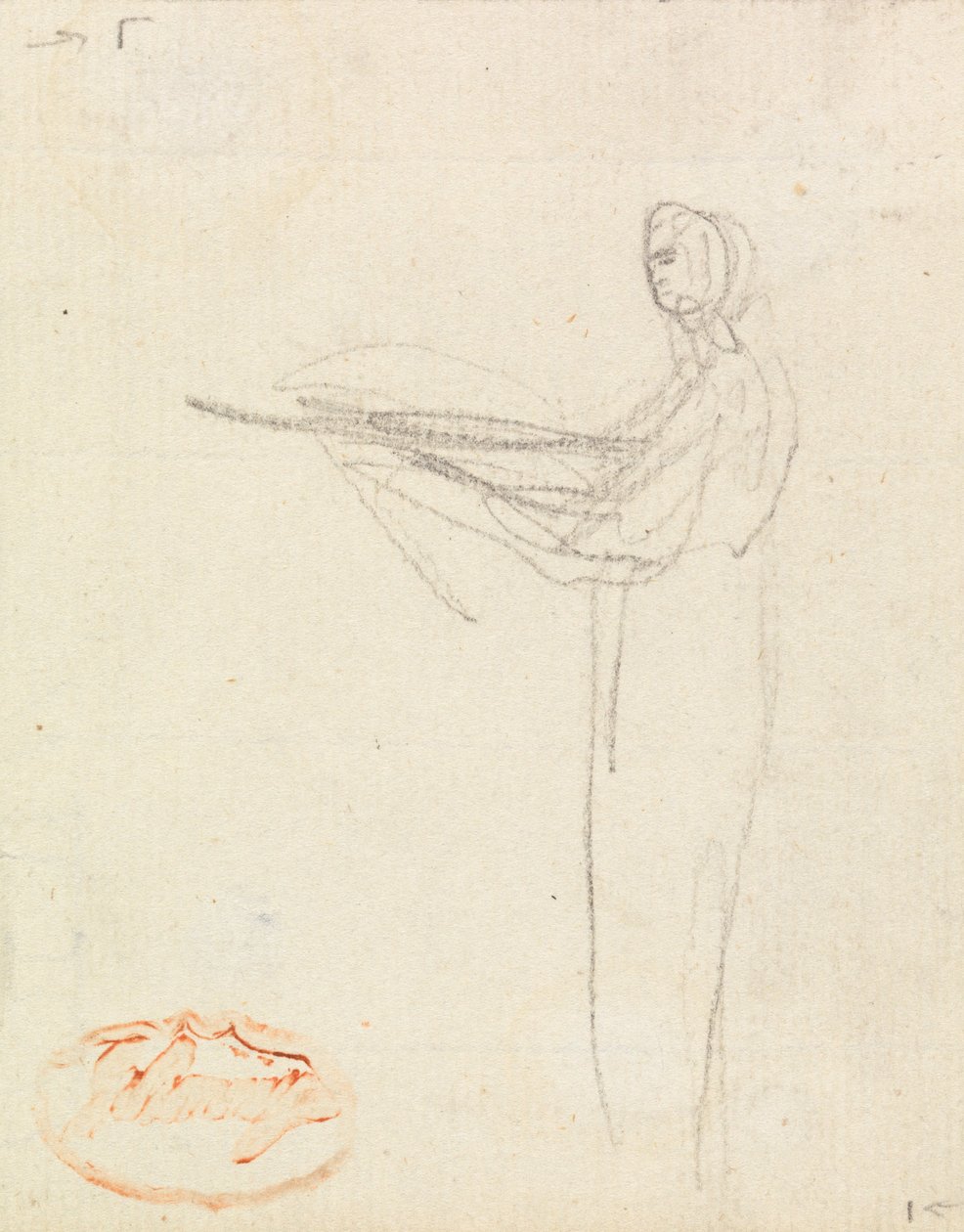 Rysunek Study Twelve autorstwa George Romney