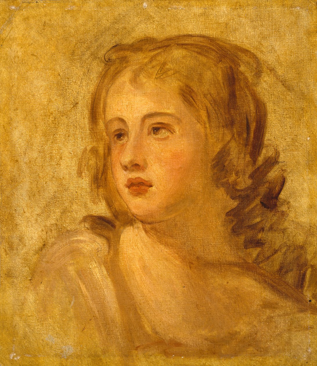 Głowa kobiety, ok.1782-86 autorstwa George Romney