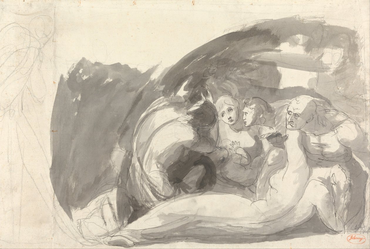 Howard z wizytą w więzieniu autorstwa George Romney