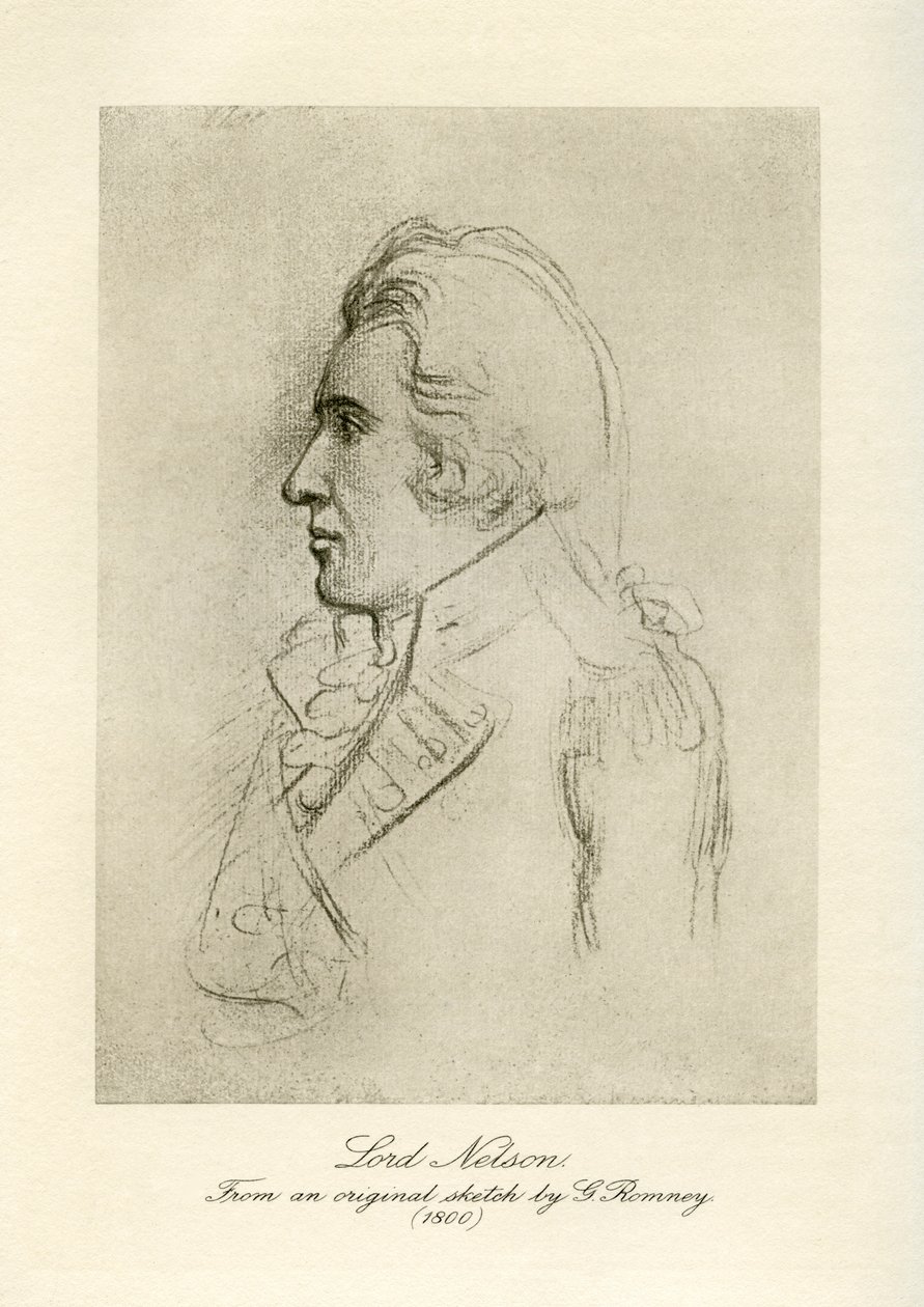 Lord Horatio Nelson autorstwa George Romney