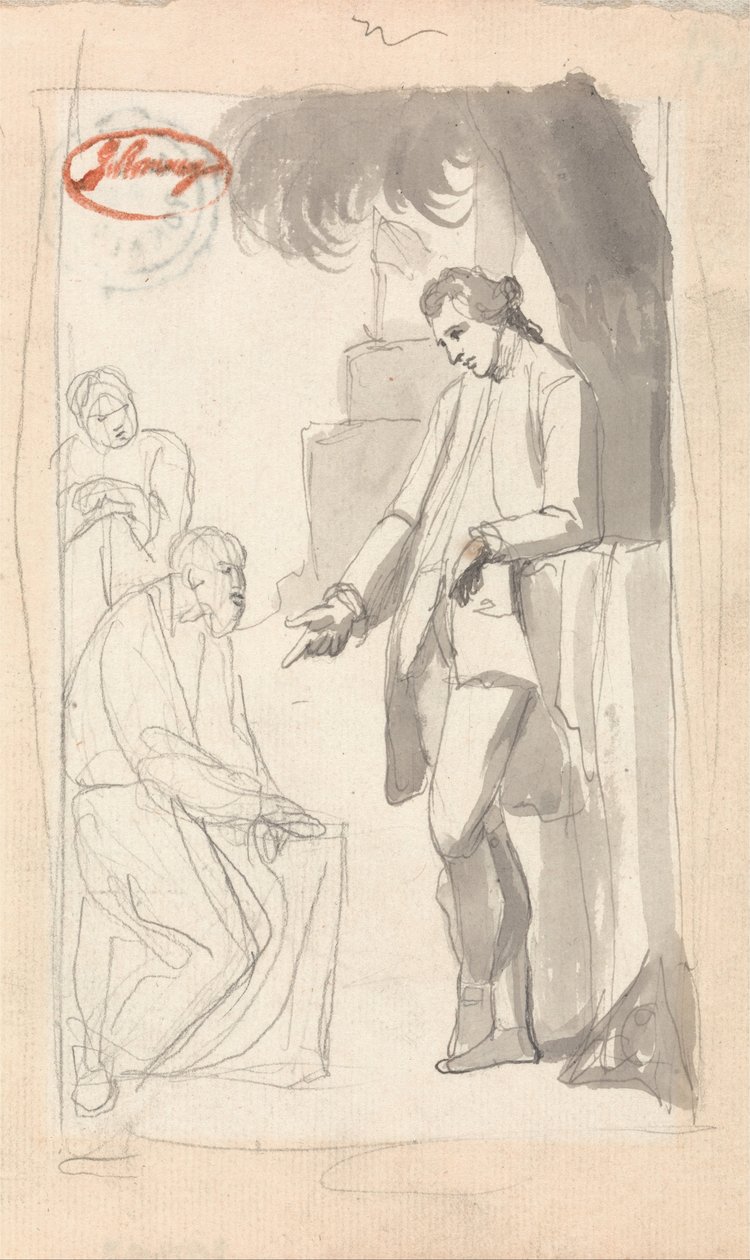 Major Pierson i Braham autorstwa George Romney