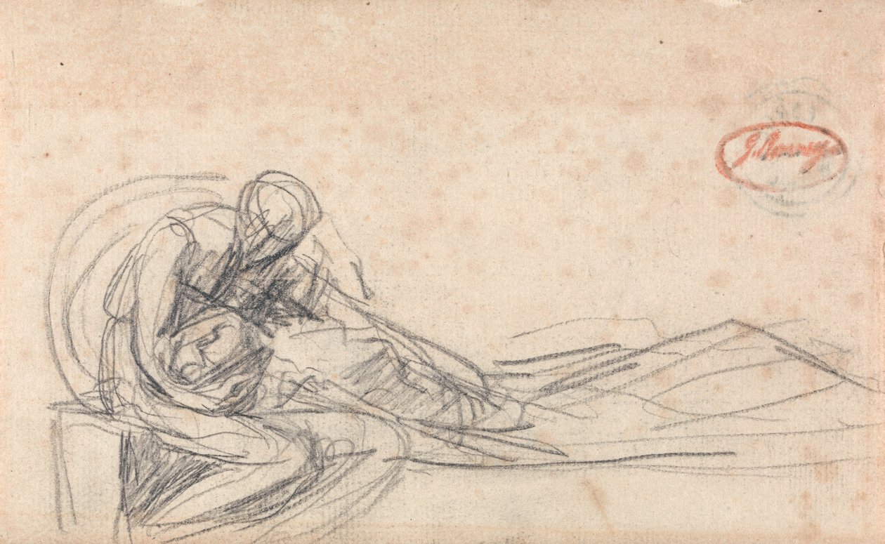 Narzekający mężczyzna autorstwa George Romney