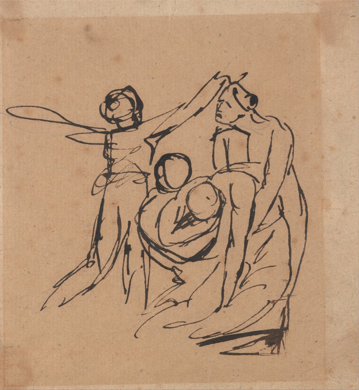Grupa żałobna autorstwa George Romney