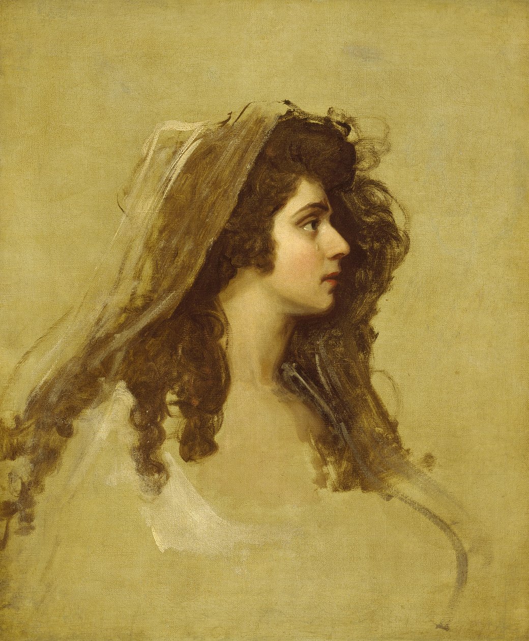 Pani Siddons, c.1784 autorstwa George Romney