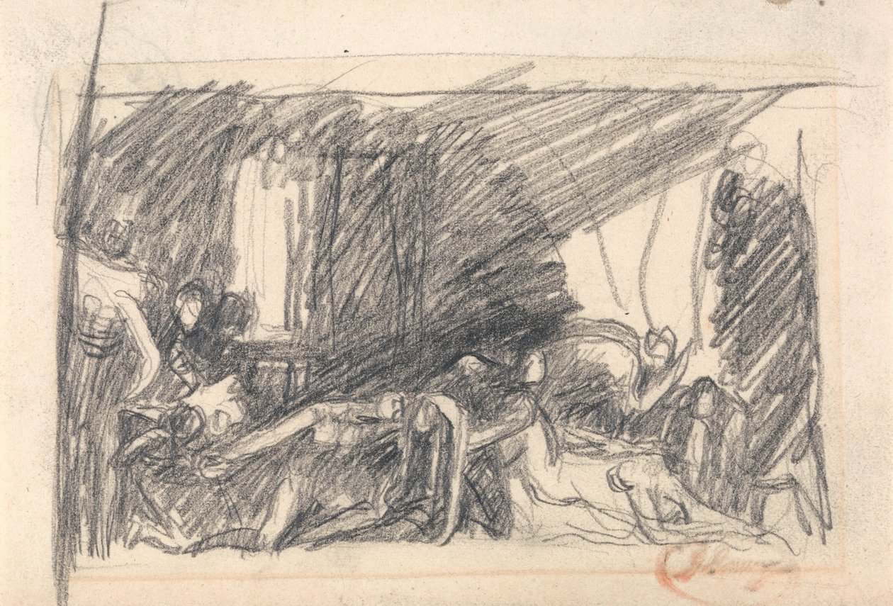 Scena więzienna autorstwa George Romney