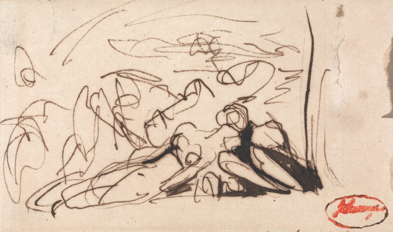 Scena więzienna autorstwa George Romney