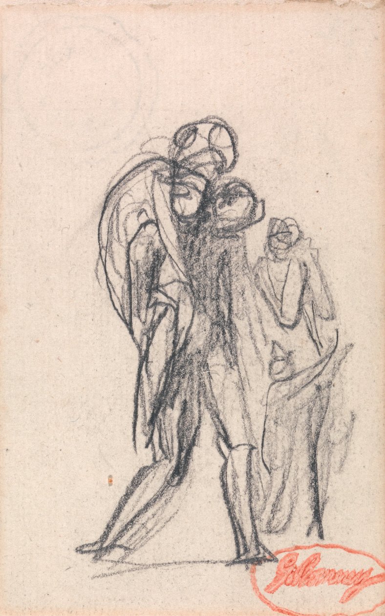 Grupa uchodźców autorstwa George Romney