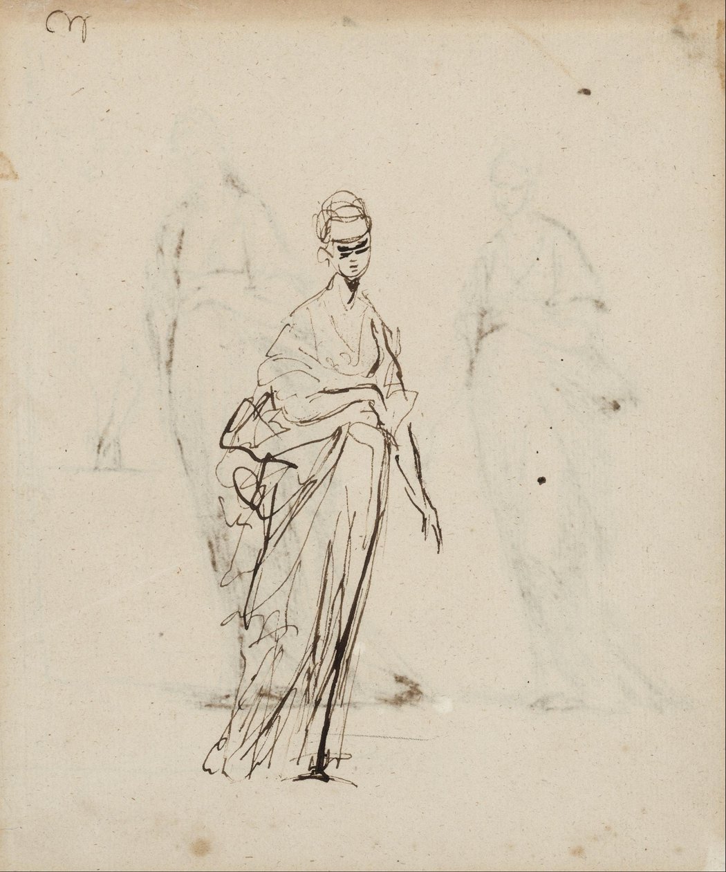 Pojedyncza postać kobieca autorstwa George Romney