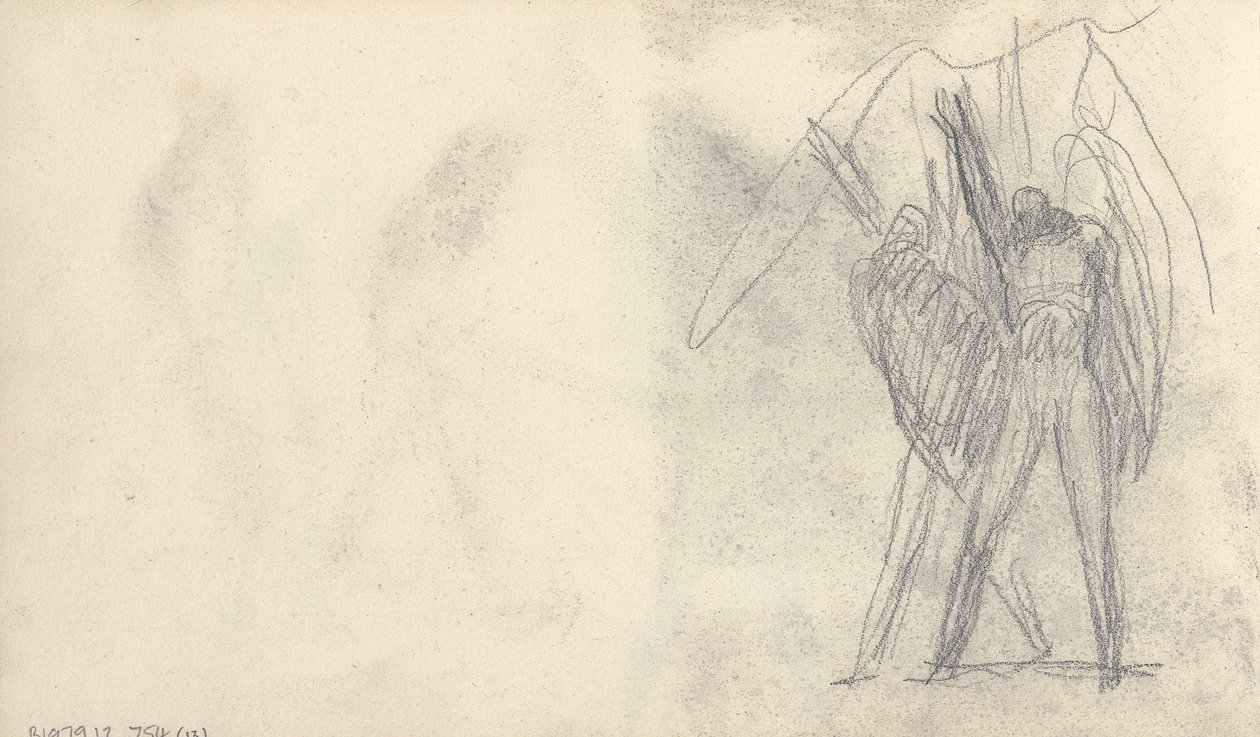 Polimento de Desenho de Caderno de Rascunhos autorstwa George Romney
