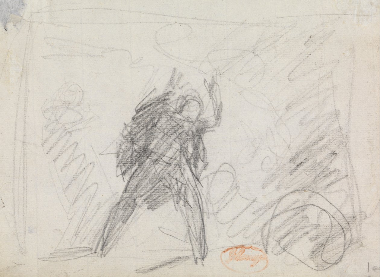 Studium stojącej postaci autorstwa George Romney