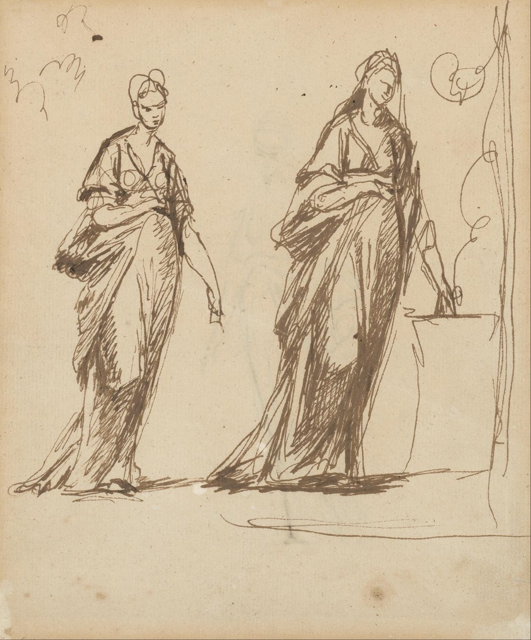 Dwie postacie kobiece autorstwa George Romney