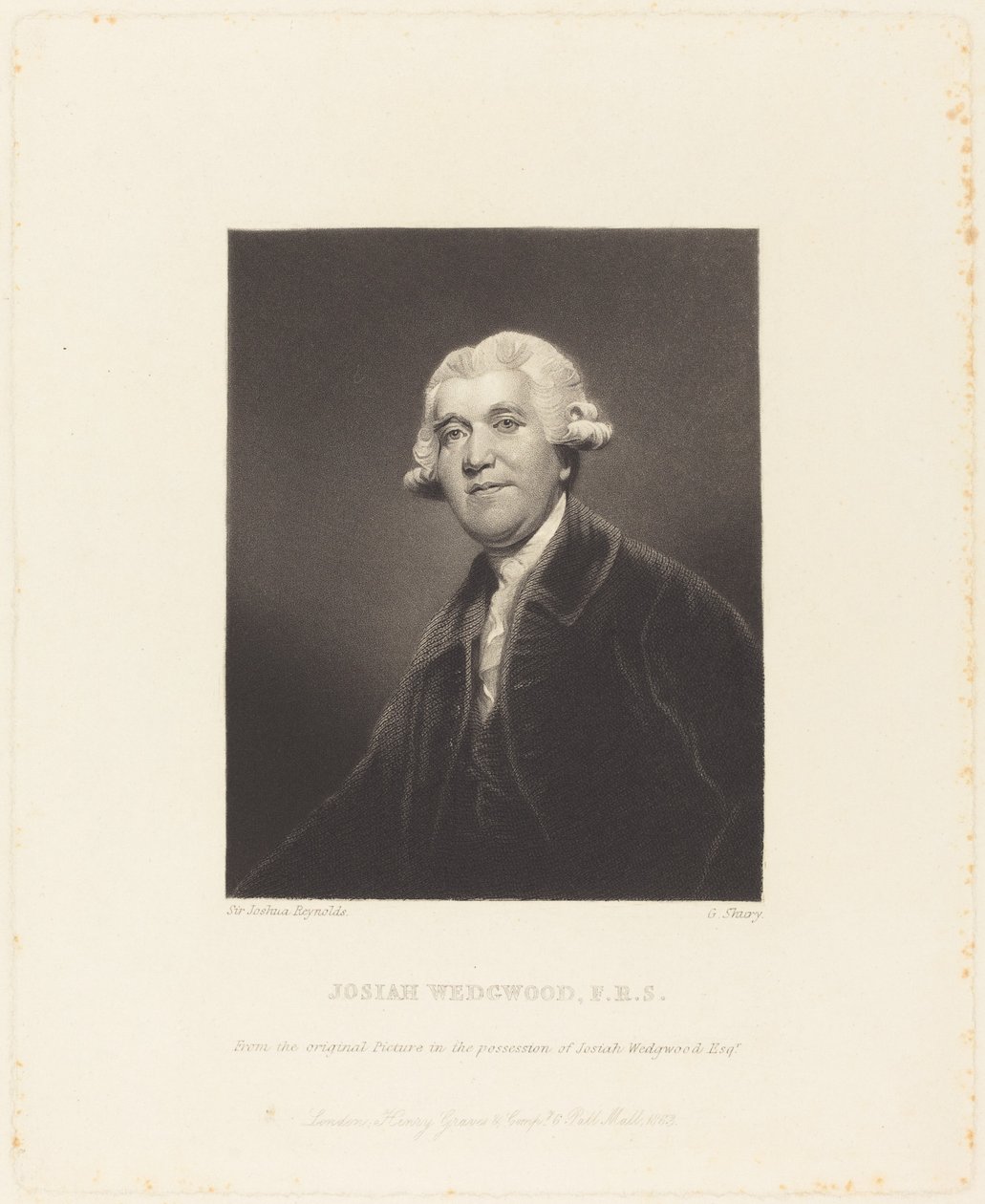 Josiah Wedgwood autorstwa George Salisbury Shury after Sir Joshua Reynolds