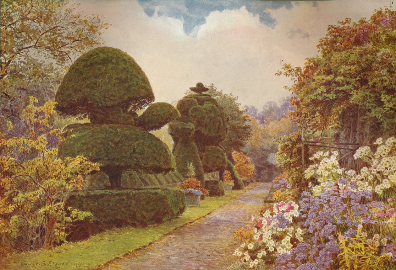 Barncluith, Lanarkshire, ok. 1915 r. autorstwa George Samuel Elgood