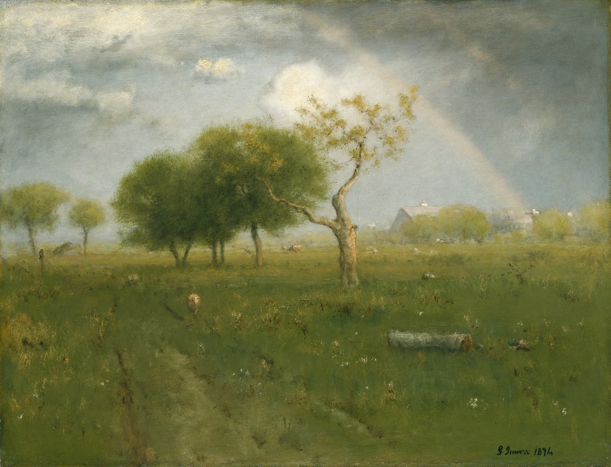 Po letnim prysznicu, 1894 autorstwa George Snr. Inness