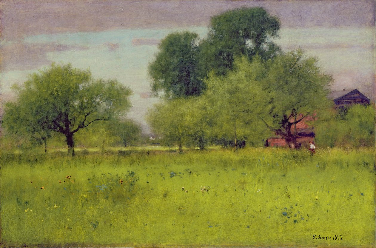 Sad jabłkowy, 1892 autorstwa George Snr. Inness