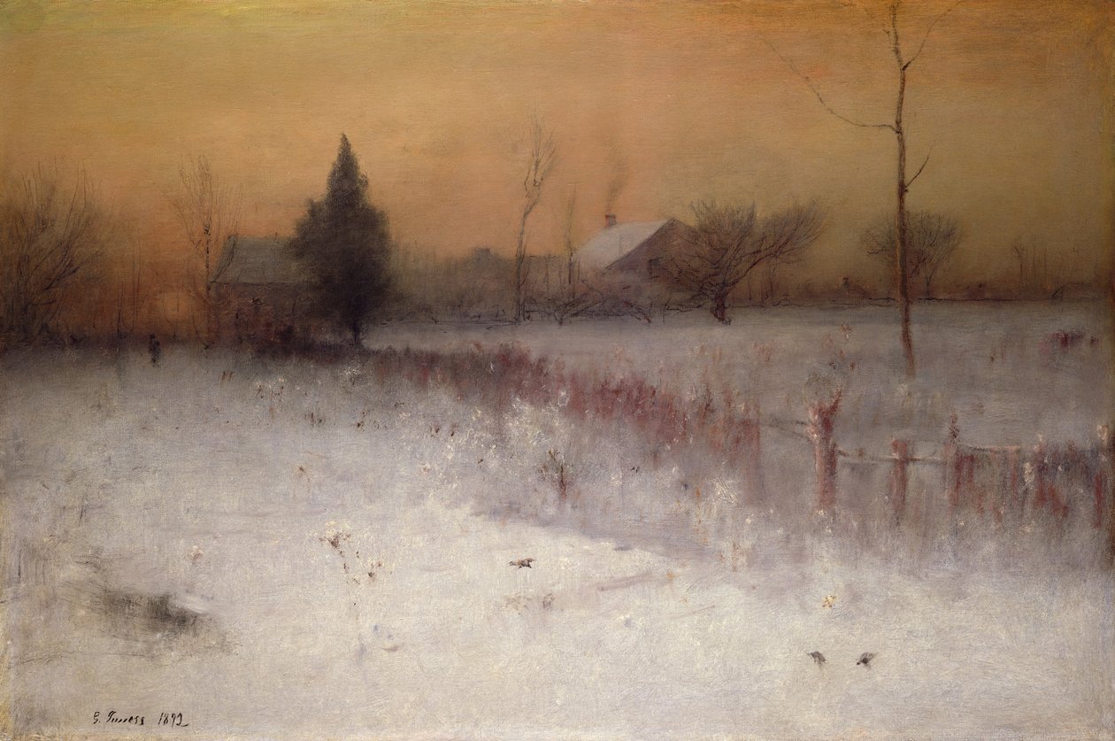 Dom w Montclair, 1892 autorstwa George Snr. Inness