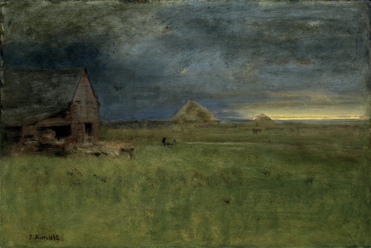 Samotna farma, Nantucket, 1892 autorstwa George Snr. Inness