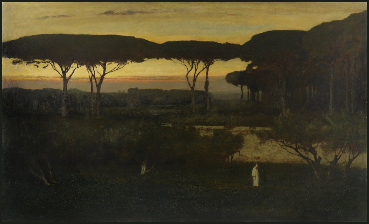 Mnich, 1873 autorstwa George Snr. Inness